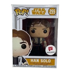 Funko Pop Star‎ Wars Han Solo Vinyl Bobblehead Figurine #255 NEW